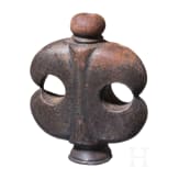 The iron pommel of a Styrian campaign sword, circa 1600