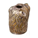 A German lion's head pommel made of gild silver, 2nd half of the 17th century