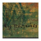 Eug&egrave;ne P&eacute;chaubes (1890 - 1967), Trompeter des 5. Dragoner-Regiments im Felde