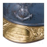 Stahlhelm &bdquo;Adrian" M 15 mit Veteranenschild f&uuml;r einen Leutnant der Kolonialtruppen/-marine