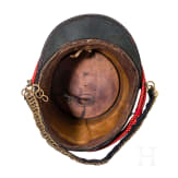 Tschako und Epauletten f&uuml;r Offiziere der Infanterie, 19. Jhdt.