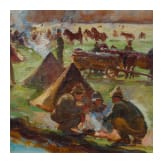 Julius Wentscher the Younger (1881 - 1961) - an Ottoman machine gun department, dated 1917