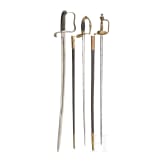 Three long edged weapons, European, 19th/20th century