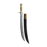 A heavy fascine knife, dated 1843