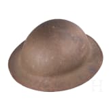 A steel helmet M 17 "Brodie" of a veteran of the 1st Infantry Division "Big Red One"