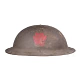 A steel helmet M 17 "Brodie" of a veteran of the 28th Infantry Division "Keystone"