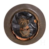 A steel helmet M 17 "Brodie" of a veteran of the 28th Infantry Division "Keystone"