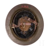 A steel helmet M 17 "Brodie" of a veteran of the 30th Infantry Division "Old Hickory"