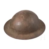 A steel helmet M 17 "Brodie" of a veteran of the 30th Infantry Division "Old Hickory"