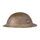 A steel helmet M 17 "Brodie" of a veteran of the 35th? Infantry Division