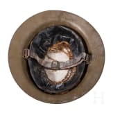 A steel helmet M 17 "Brodie" of a veteran of the 35th? Infantry Division