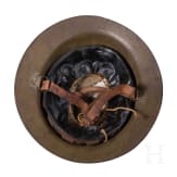 A steel helmet M 17 "Brodie" of a veteran of the77th Infantry Division