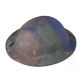 Stahlhelm M 17 &bdquo;Brodie" eines Veteranen der 91st Infantry Division &bdquo;Wild West Division"
