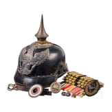 Lederhelm, Effekten und Auszeichnungen, deutsch, 20. Jhdt.