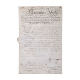Elector Max Joseph of Bavaria - a signed document concerning the uniforming of the civic cavalry corps in H&ouml;chst&auml;dt, 1804