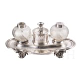Ludwig II of Bavaria &ndash; a silver writing set, circa 1860/70