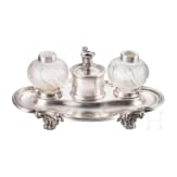 Ludwig II of Bavaria &ndash; a silver writing set, circa 1860/70