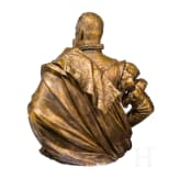 Prince Regent Luitpold of Bavaria - a life-size bozzetto for a bust in the costume of the Order of Saint Hubert, Heinrich Maria Wader&eacute;, dated 1896