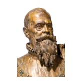 Prince Regent Luitpold of Bavaria - a life-size bozzetto for a bust in the costume of the Order of Saint Hubert, Heinrich Maria Wader&eacute;, dated 1896