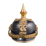 A helmet M 1878 for officers of the Schwere Reiter, before 1886