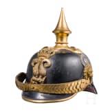 A helmet M 1878 for officers of the Schwere Reiter, before 1886