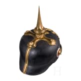 A helmet M 1886 for with the fieldgrey cover