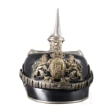 A M 1886 helmet for Bavarian officers, with cover, circa 1914