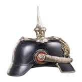A M 1886 helmet for Bavarian officers, with cover, circa 1914