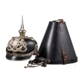 A Helmet M 1886 for officers in the Infantry Life Guard Regiment