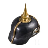 A helmet M 1896 for enlisted men of the Bavarian infantry