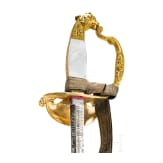 A sword for Bavarian officials from the reign of Maximilian II, with accessories