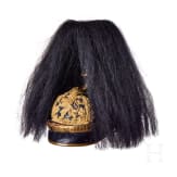 Helm f&uuml;r einen Offizier der hessischen Infanterie