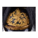 Helm f&uuml;r einen Offizier der hessischen Infanterie