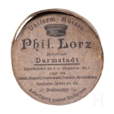 A visor cap for members of the Hessian infantry, circa 1900