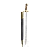 A long German hunting hanger, circa 1820