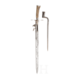 A shooting hunting hanger, first half of the 19th century