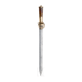 A French hunting hanger with agate hilt, circa 1850