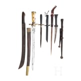 A set of six edged weapons, 19th/20th century