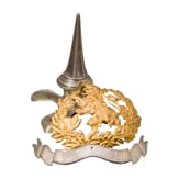 A collection of Hessian metal insignias, circa 1900