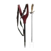 Three hunting hangers, Solingen, second half of the 20th century