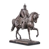 Grand Duke Friedrich Franz II of Mecklenburg-Schwerin (1823&ndash;1883) &ndash; a monumental equestrian statue