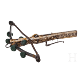A richly decorated German crossbow, historicism, in the style of circa 1600