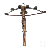 A richly decorated German crossbow, historicism, in the style of circa 1600