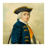 Painting &ldquo;King Friedrich Wilhelm I on horseback at the parade of his Potsdam Giant Guard&rdquo;