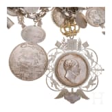 A silver Marksman King's chain for a Munich crossbow shooting society champion (Balestersch&uuml;tzen), circa 1820-70