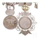A silver Marksman King's chain for a Munich crossbow shooting society champion (Balestersch&uuml;tzen), circa 1820-70