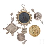 A silver Marksman King's chain for a Munich crossbow shooting society champion (Balestersch&uuml;tzen), circa 1820-70