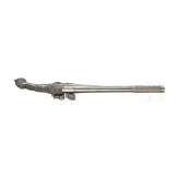 A silver mounted Montenegro Miquelet-pistol, ca. 1820