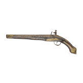 A Balkan Turkish flintlock pistol, circa 1830