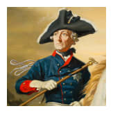 Painting of Frederick the Great on horseback after Wilhelm Camphausen
